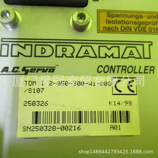 INDRAMAT servo driver TDM1.2-050-300-W1-000/S107 new original postage