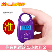 威衡手提电子称25公斤迷你口袋秤挂秤行李称包裹快递秤斤两钱