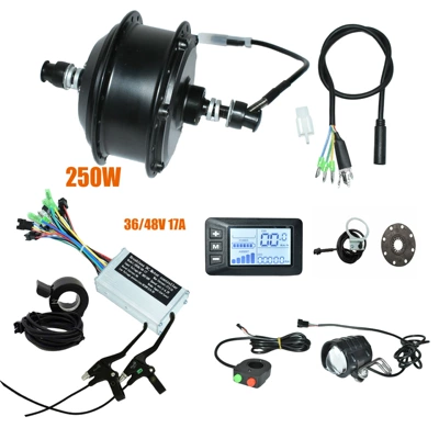 250W Motor Velosiped Litium Batareya Dəyişdirmə Dəsti 36/48V250W Arxa G51