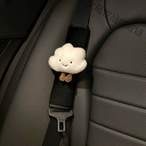 Cartoon Cute Cloud Car Seatbelt Shoulder Pad Panda Short Style Car Seatbelt Decoration Wholesale
