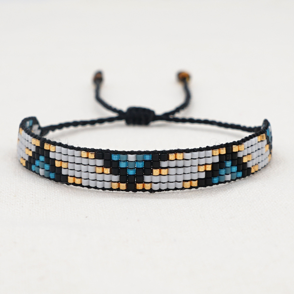 1 Piece Quantity Casual Bohemian Letter Heart Shape Beaded Pearl Couple Bracelets