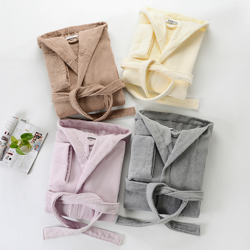 ZX YINGFU SHI 순면 목욕 가운 여성 성인 4 계절 새 남자 수영 흡수 모자 목욕 타월 헤어 시트 착용