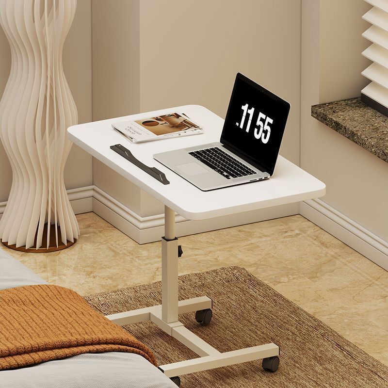 Home Bedside Table Simple Adjustable Table Bedroom Study Table Adjustable Bedside Table Movable Small Table with Wheels