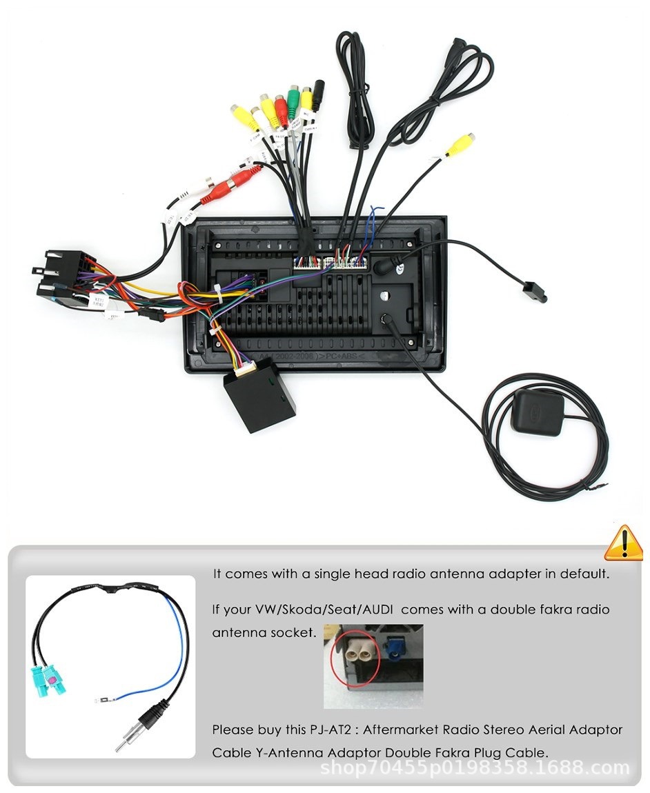 Cross-border 9-inch suitable for 00-09 Audi A4 Android large screen radio player car navigation