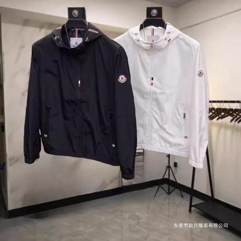 Cross-Border 2024 Spring and Summer New Hooded Jacket Men's Trendy Brand Lightweight Versatile Men's Casual Jacket Men's Top