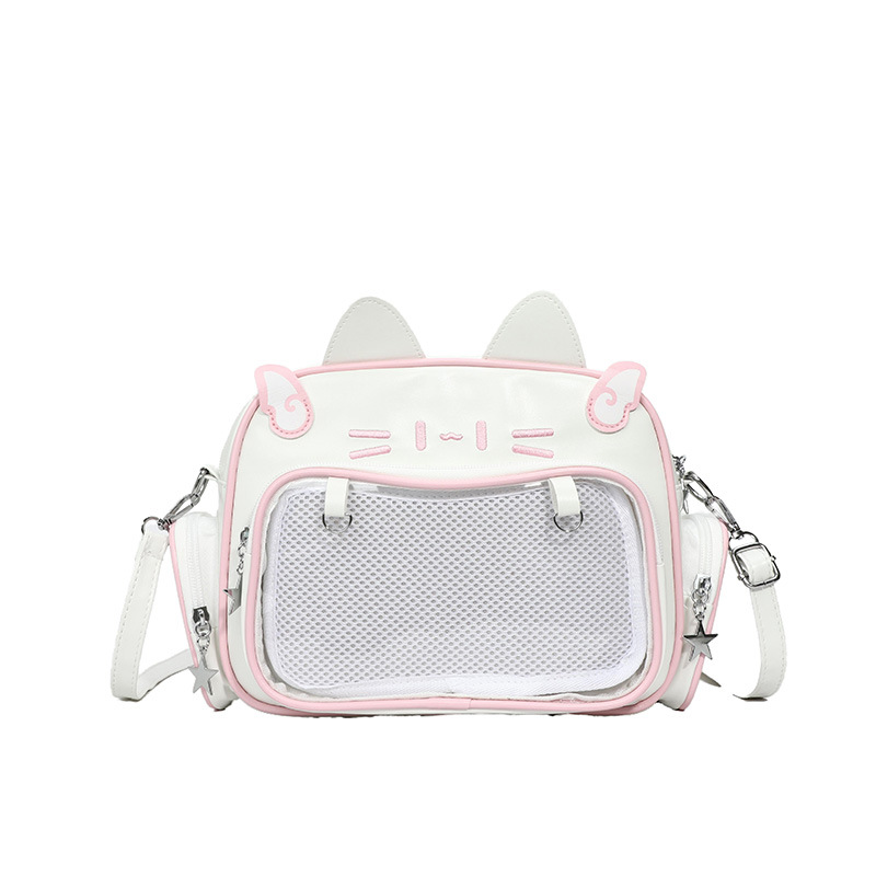 여자 가방 2024 새로운 배낭 신선한 달콤한 대용량 크로스 바디 가방 모든 경기 학생 귀여운 통증 가방