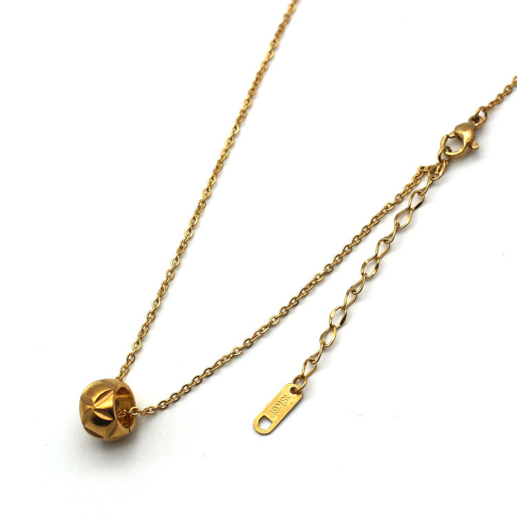 Hanyang direct sales vacuum gold-plated small circle pendant…