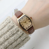 Women's watch, swiss watch, quartz watches, square retro belt, simple and elegant design, internet celebrity