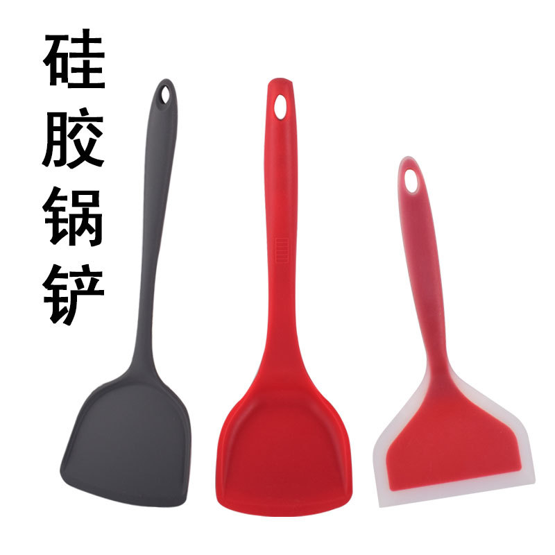 All-inclusive non-stick silicone spatula cooking kitchen tools Chinese spatula silicone Tamagoyaki pancake large flat spatula kitchen utensils