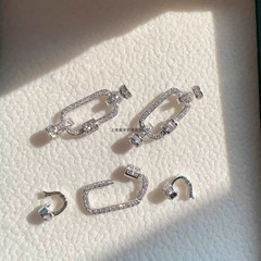 ユニバーサルバックルパールペンダントメッキ 18k ゴールドネックレスバックルユニバーサルバックル diy ミレットビーズエメラルドビーズジャスパーバックル