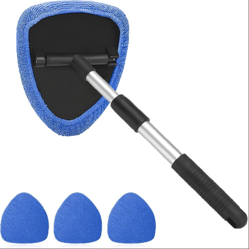 車のフロントガラスの清潔な拭き取り、ウインシールド、ワンダーTV電気商アルミ合金伸縮式洗車窓ブラシ