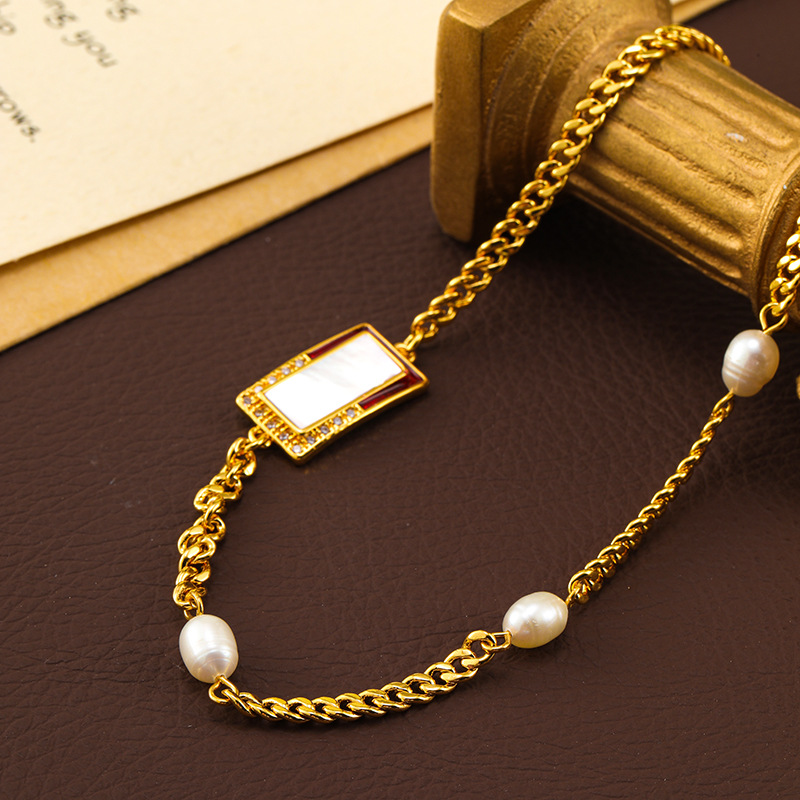 Original Ins Style Light Luxury Geometric White Butterfly Pendant Necklace Clavicle Chain Advanced Sense Niche Earrings Bracelet Set