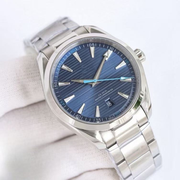 Cross-Border Watches Seamaster 150 Seamaster 300 Series Men's Fully Automatic Mechanical Business Luminous Waterproof Calendar Wholesale