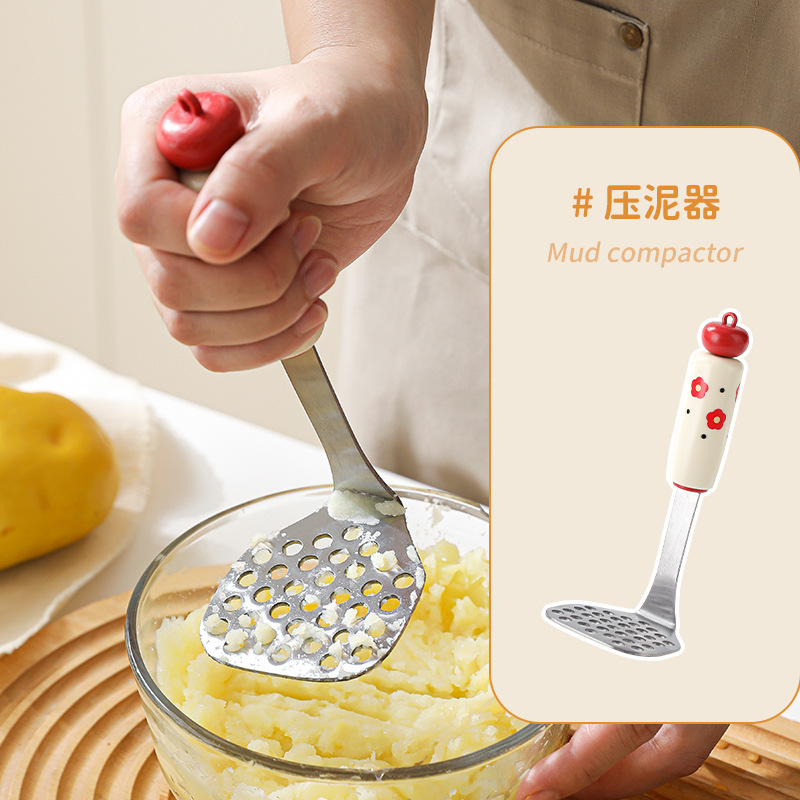 多巴胺厨房小工具套装辅食工具漏勺婴儿压泥勺蛋黄蛋清分离器网筛|undefined