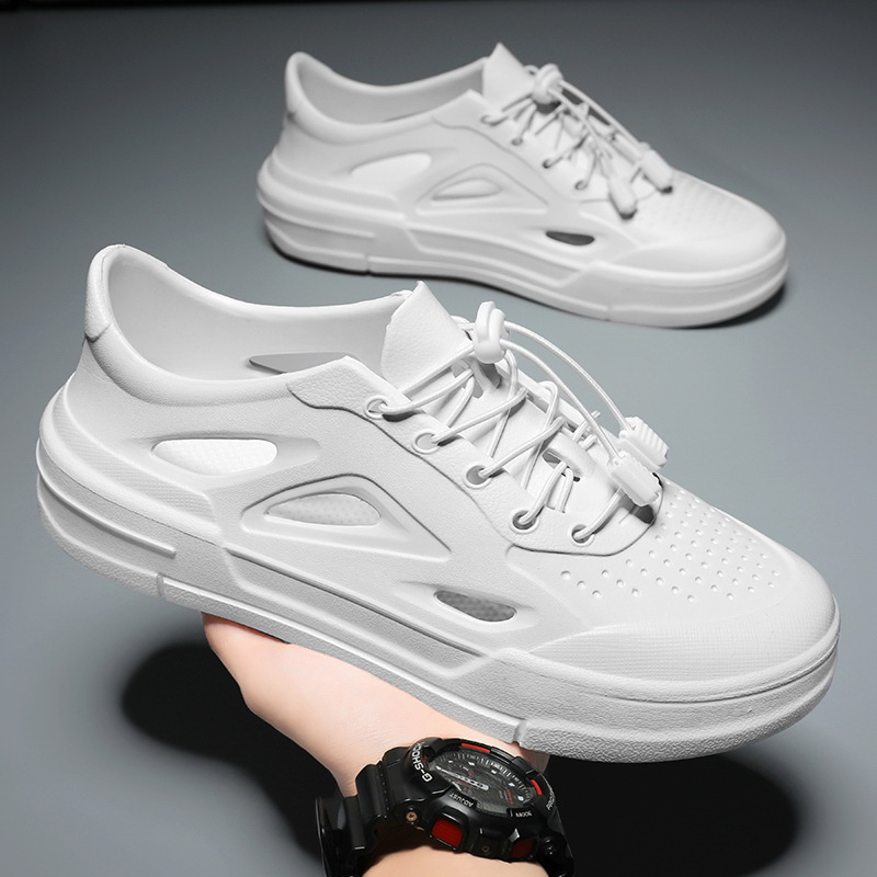 2024 verano hoyo zapatos para hombres respirables sandalias EVA hueco ligero zapatos de conducción zapatos de playa al aire libre