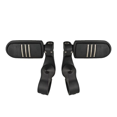 Motorcycle pedals – Pedal Cruise Pedal - short-three-horizontal-pedals-black