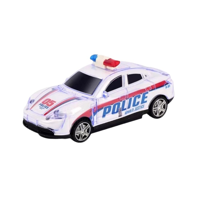 Juguetes eléctricos para niños colector de policías luces de colores música dinámica simulación modelo de automóvil deportivo al por mayor transfronterizo