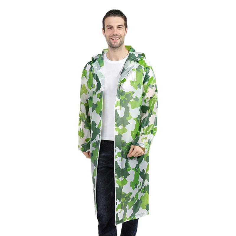 Poncho Impermeable de Camuflaje de EVA, Cortavientos, para Senderismo y Excursiones image 1