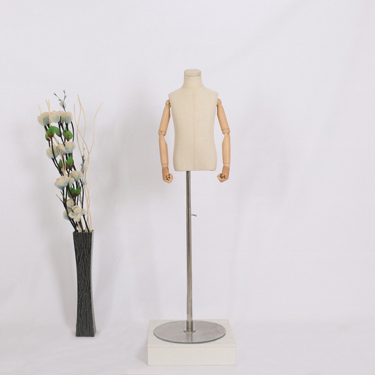 Modelo DE LOS NIÑOS apoyos medio cuerpo soporte con diadema mano ventana pantalla soporte niños y niñas tienda de ropa modelo estante image 11
