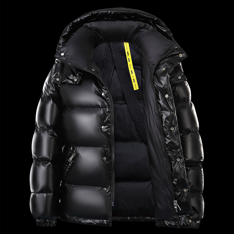 Down Jacket 2025 New Men's Short Glossy Trendy Stylish Thickened Warm Couple's Trendy Brand Hooded Coat