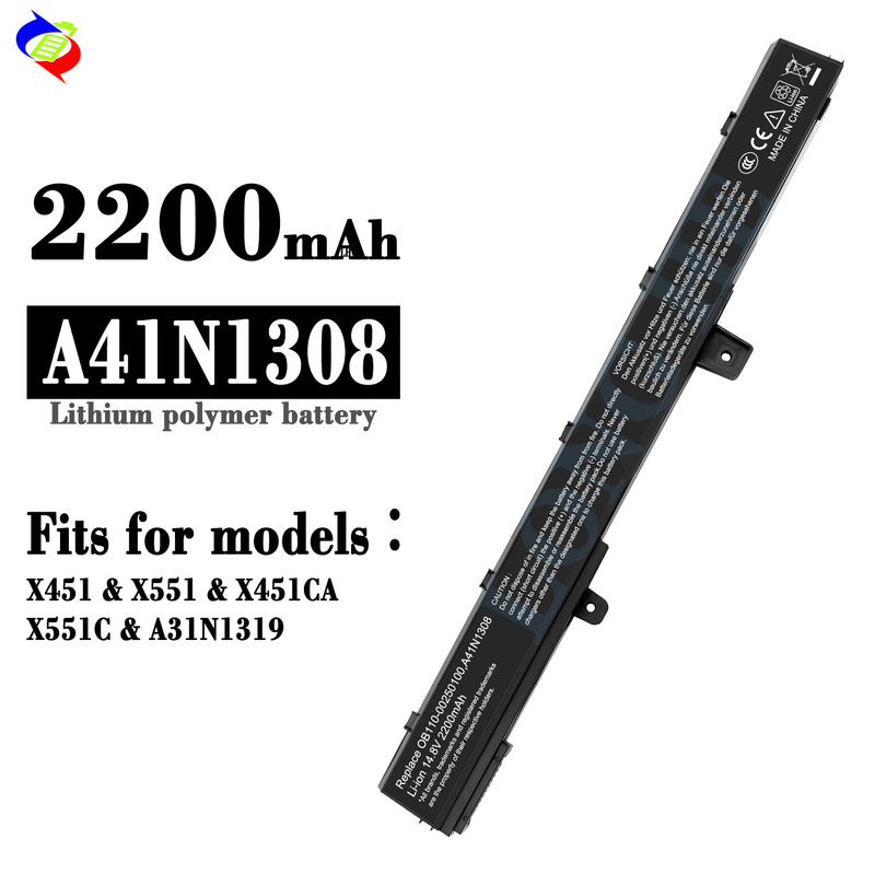 Suitable for Asus X451C X551 X551Ca D550 A41N1308 A31N1319 Laptop Battery