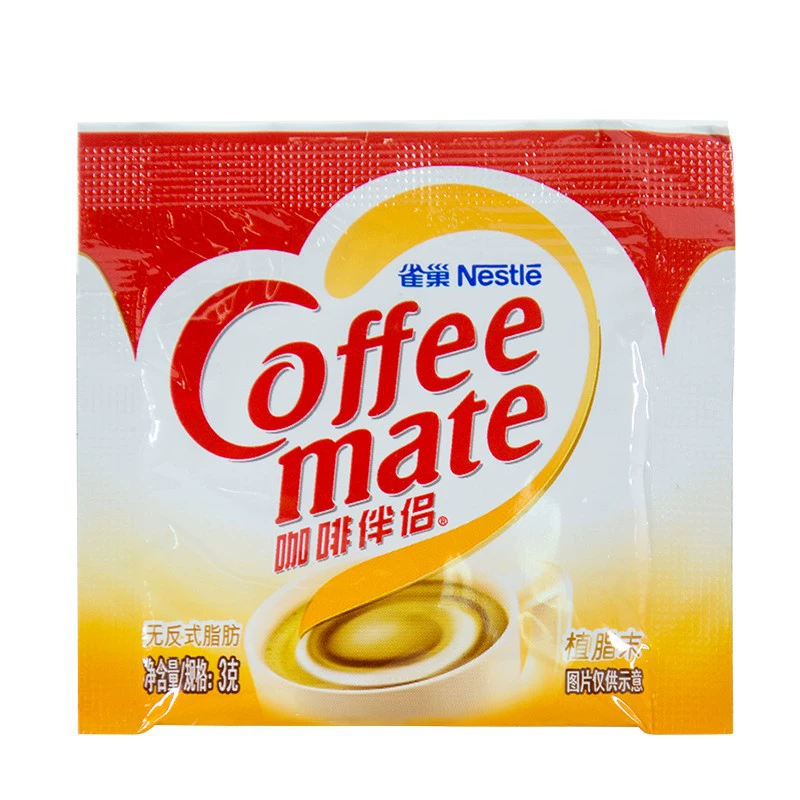 Nestlé Coffee Mate 3 г*100 маленьких пакетиков индивидуальная упаковка мгновенный не молочный кремер для чая кофе индивидуальная упаковка