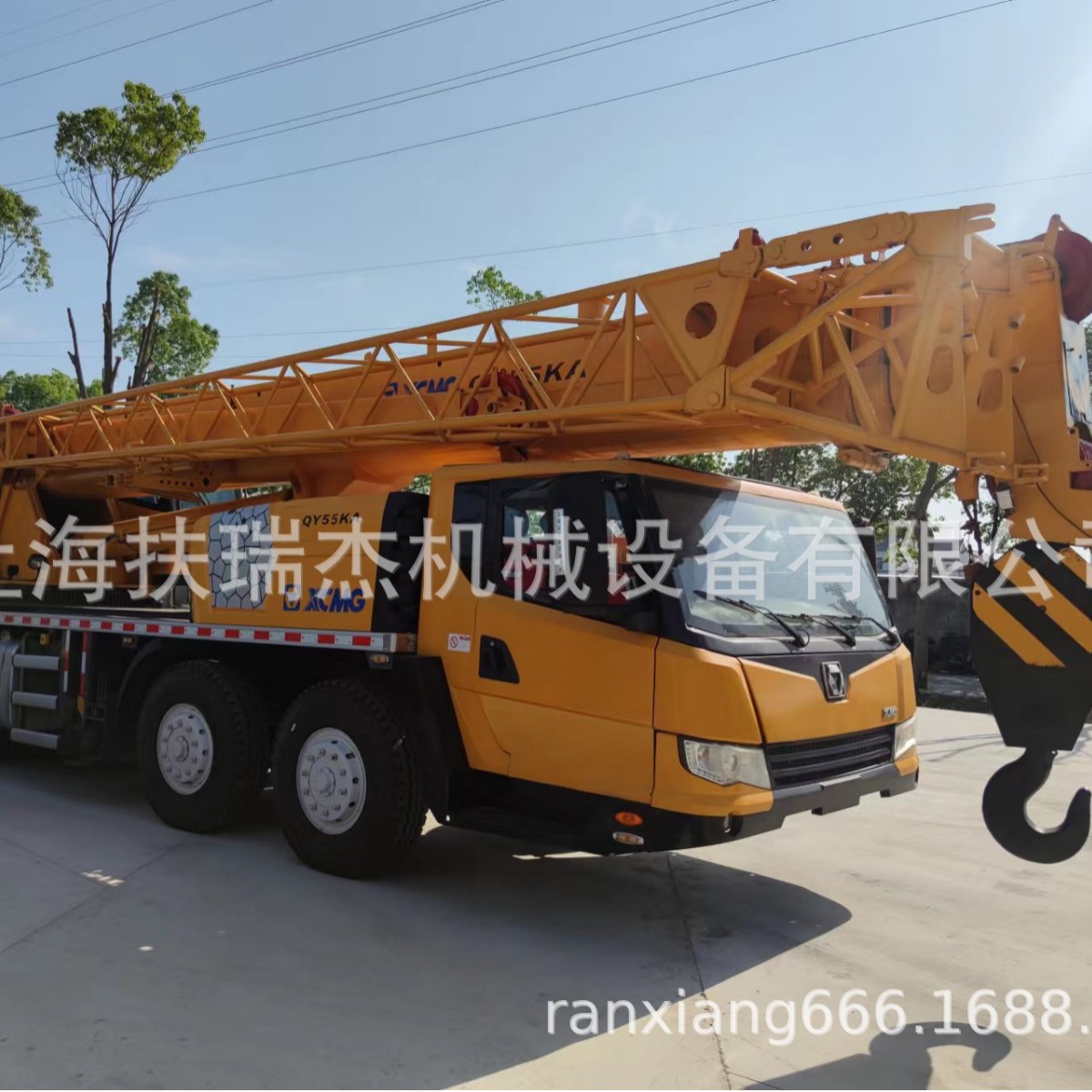 外贸徐工55吨吊车Used XCMG QY55KA QY55KC徐工55吨起重机