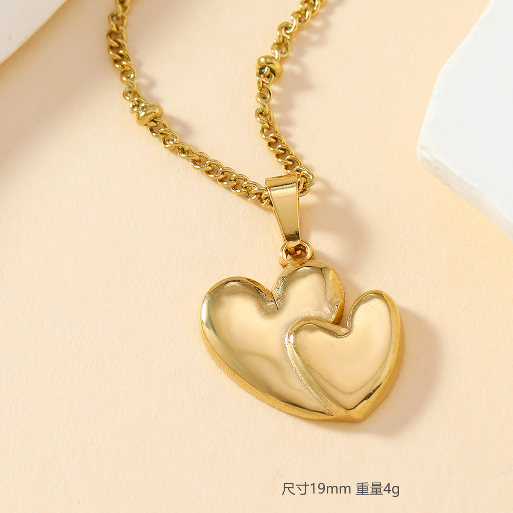 Colgante único transfronterizo de acero inoxidable fundición pulsera collar colgante amor cruz elemento diy accesorios