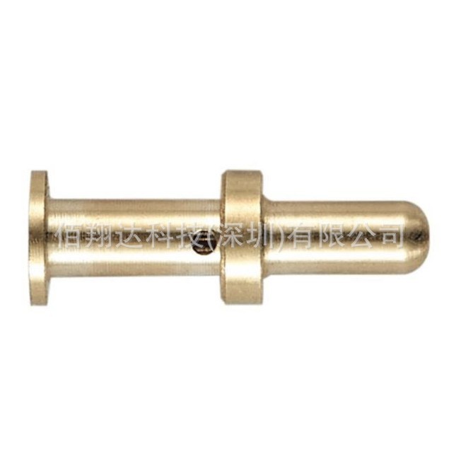 HARTING浩亭 11050006124 20A 公头 铜合金 镀金 压接针 1mm²