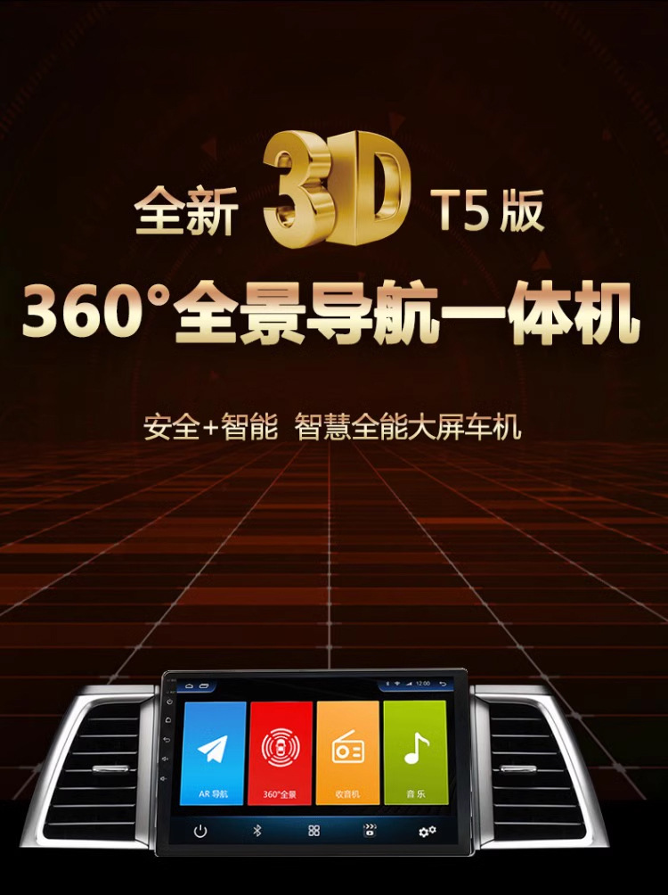 360 panoramic image system blind area right starlight night vision car camera 360 degree panoramic camera