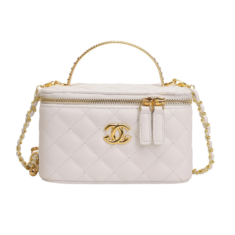 Xiaozhong Lingge bolso de mano pequeño para mujeres 2026 nuevo estilo de moda bolso de caja de estilo cadena de moda bolso de hombro