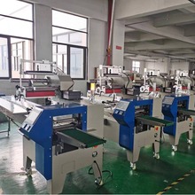 大川厂家直销 自动高速包装机 雪米饼回转式变频枕包机