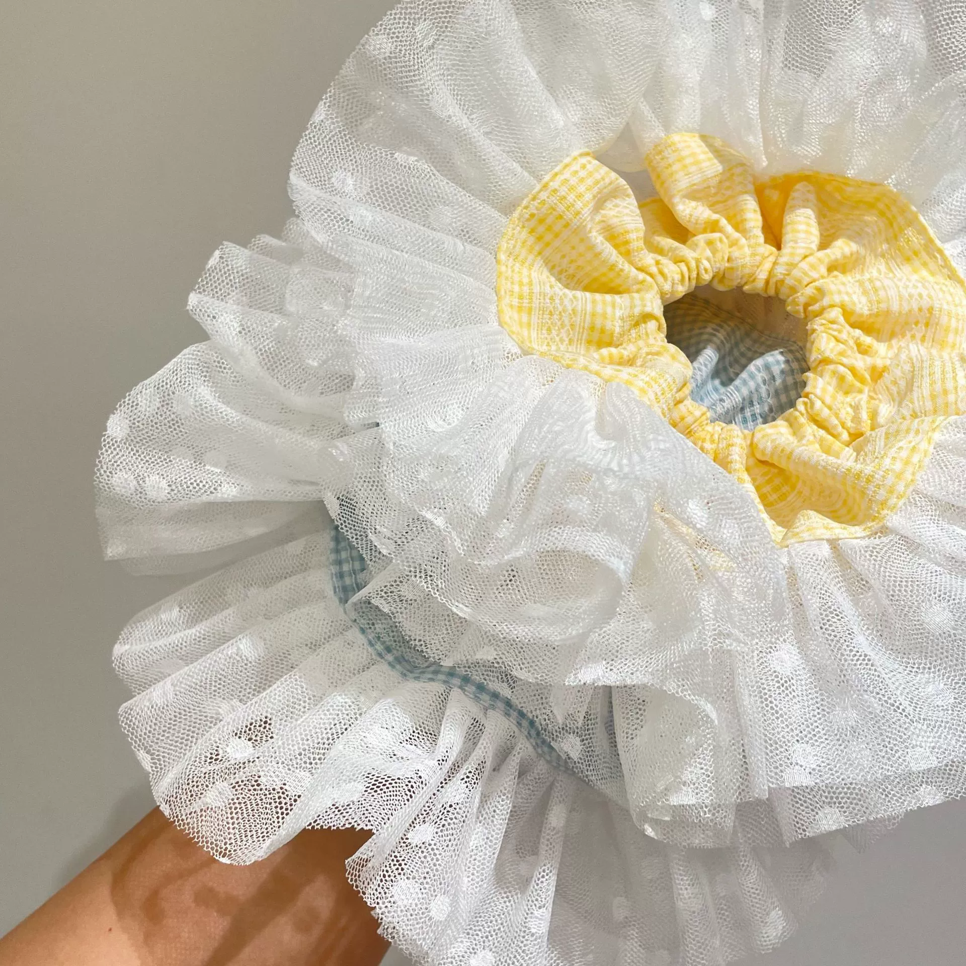 Retro fashionable cloth, universal ponytail, hair rope, hair accessory
