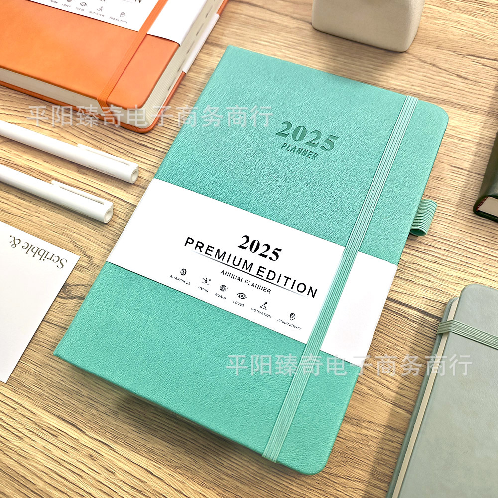 아마존 스케줄북 스트랩 노트북 도매 2025 일일 계획 시간 관리 계획 책 국경 간 책