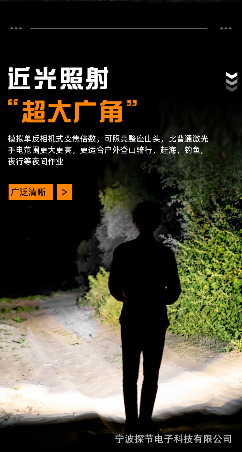 Aluminum Alloy Flashlight with Strong Light and Super Bright Light, Multifunctional for Home Use, Outdoor Use, Ultra-Long Battery Life, Lithium Battery, Portable Small Flashlight