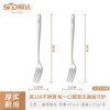 Real 316 stainless steel small dinner forks 2-pack