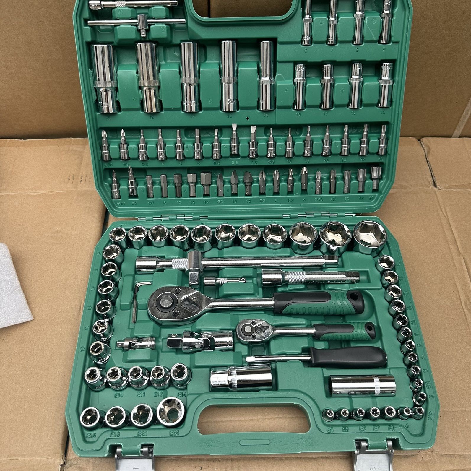 216-Piece Auto Repair, Che Gong Repair kit - 108pcs-24-tooth-auto-repair-lifetime-warranty