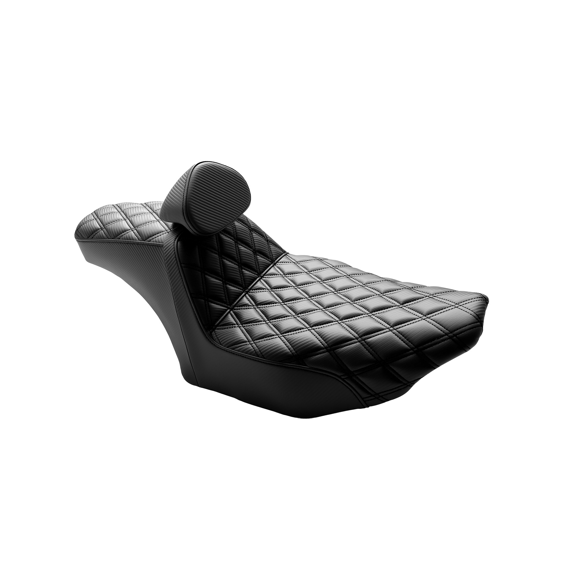 Motorcycle Seat Cushion Suitable for Harley 23.5-26 Road Glide, Road King, Step Seat Cushion Without Gel