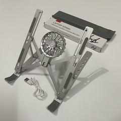 ファン冷却ブラケットサポートフレーム折りたたみポータブルリフティング付きクロスボーダーアルミニウム合金ラップトップタブレットホルダー