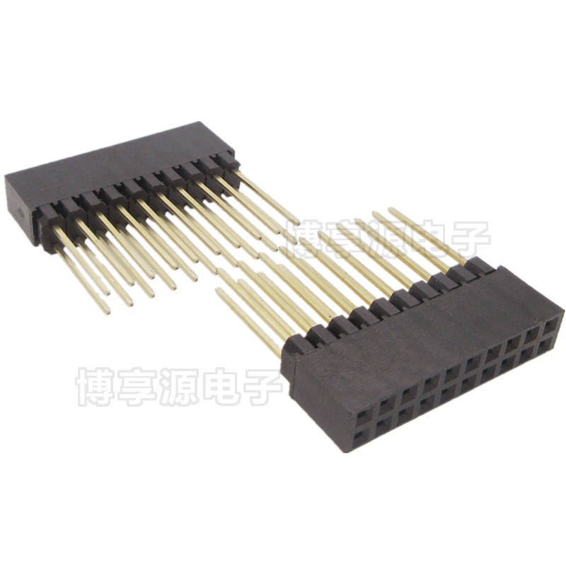 PC104-2.54mm straight plug double row mother 2 * 5p10p20p32p40p lengthened foot pin length 12.2mm height