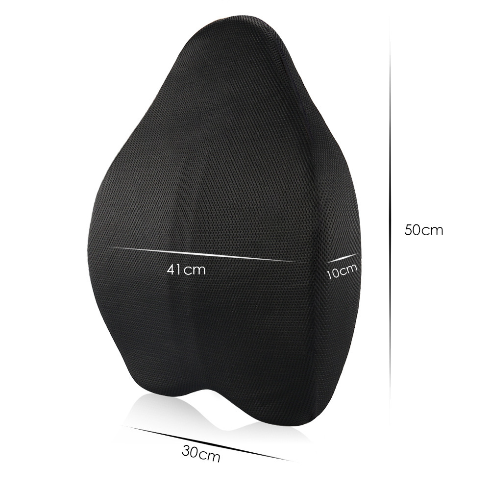 Nuevo cojín de espuma viscoelástica con soporte lumbar de rebote lento para oficina y coche, el cojín para el hogar más vendido de Amazon.