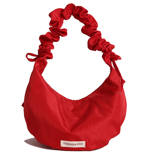 Minimalist Cloud Pattern Bag 2025 Versatile Large Capacity Underarm Niche Shoulder Crossbody Bag Fashion Pleated