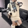 春季新款撞色复古毛衣