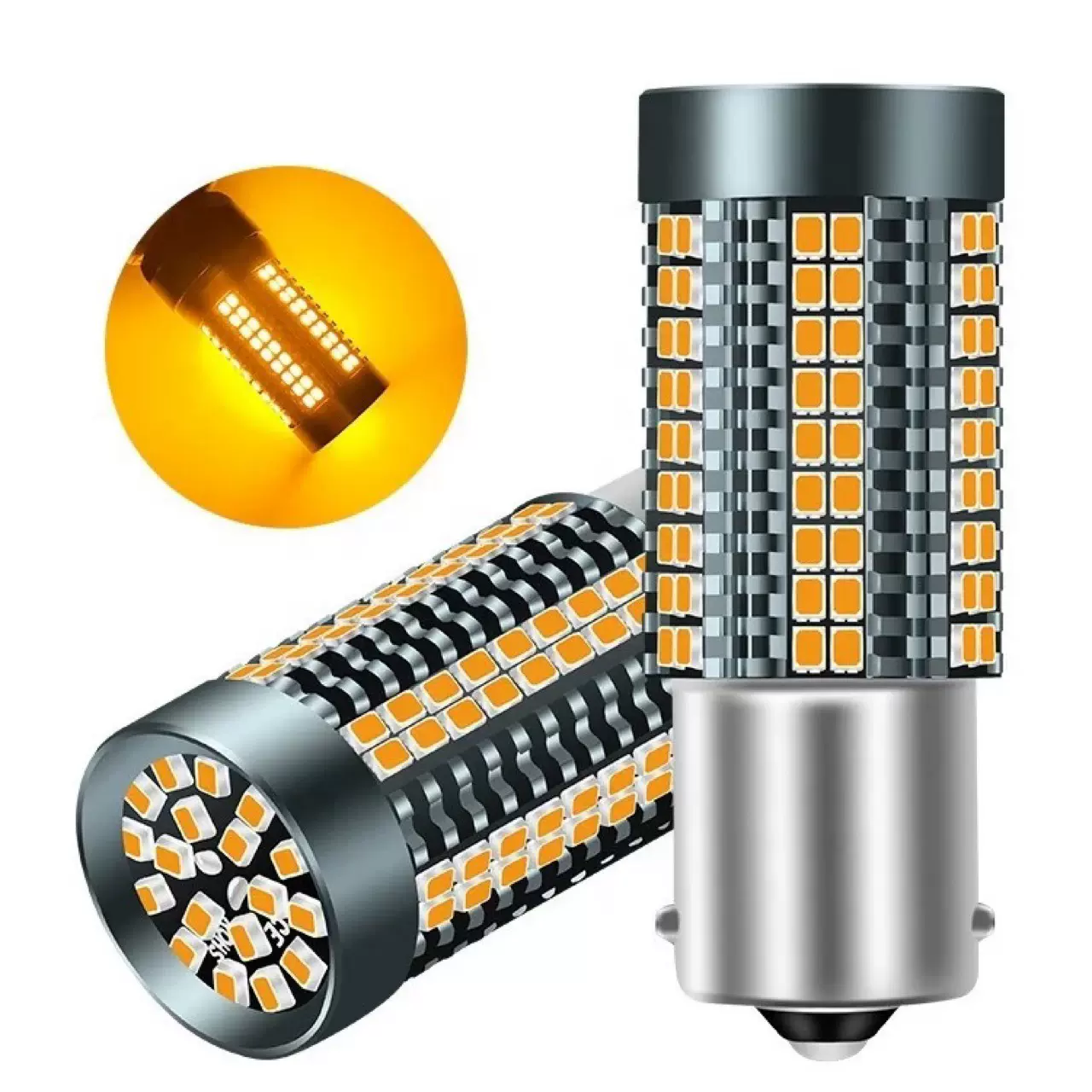 厂家直销 新款解码防频闪 汽车LED转向灯1156 T20 2016 126SMD