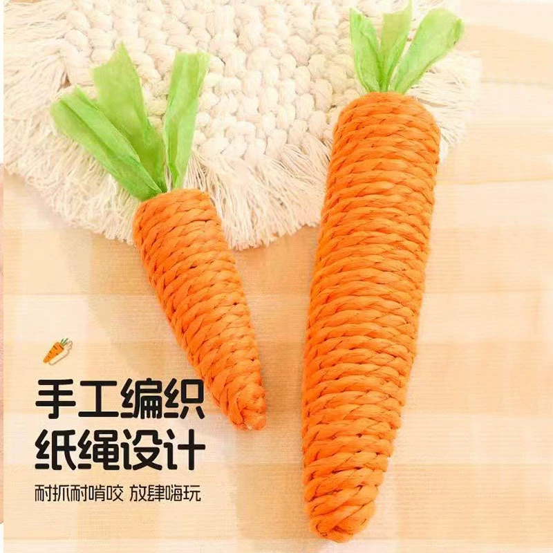 Кошачья игрушка милая морковь от привет