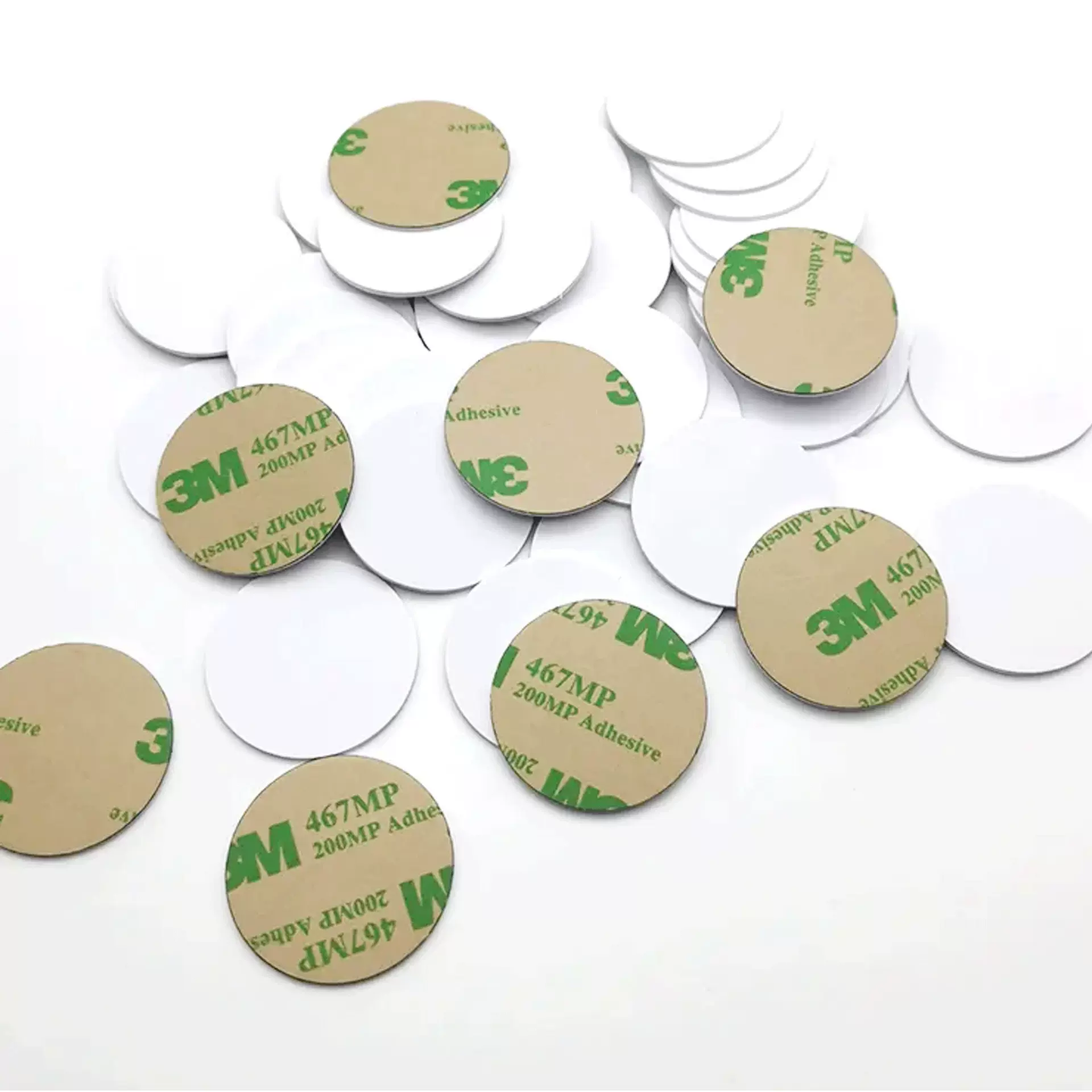 20MM IC钱币卡复旦M1智能卡IC钱币卡感应卡F08圆币卡硬币IC标签卡