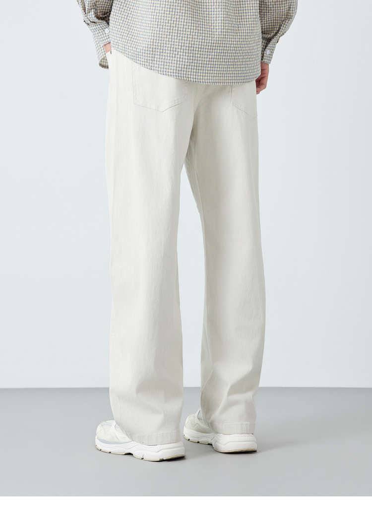 Quần dài nam ống rộng phong cách Mỹ casual — đen chi tiết 20