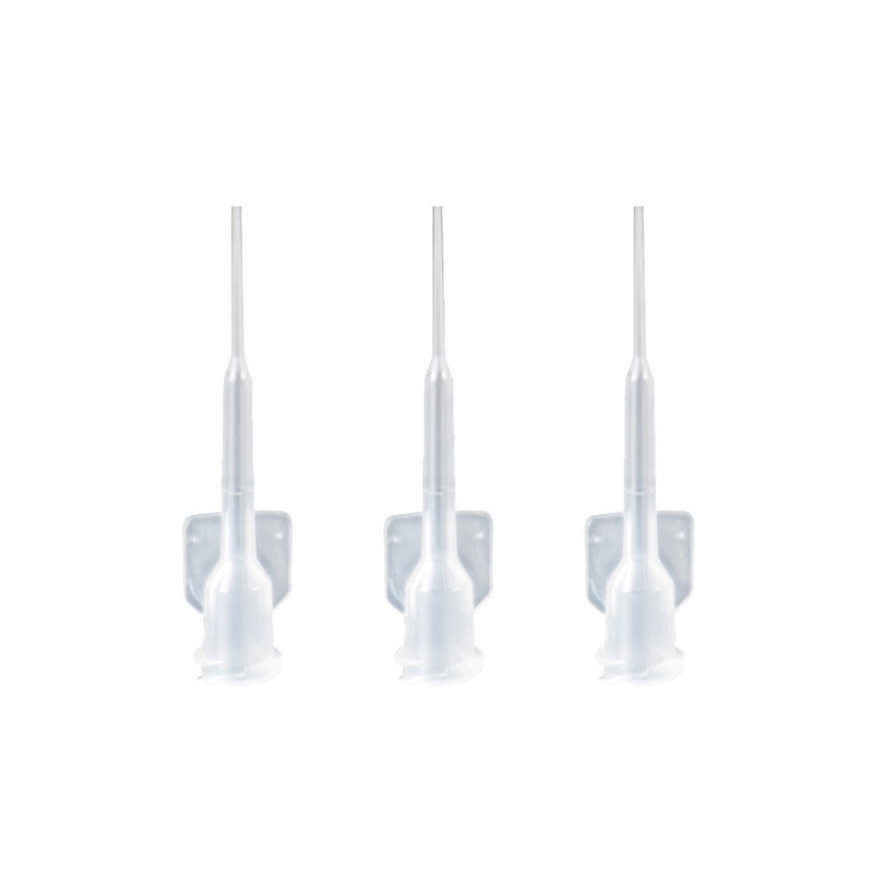 Aguja de llenado de raíz dental Cabezal de inyección de llenado de raíz aguja de mariposa desechable aguja curva transportador de pasta de sabiduría lavado de dientes image 5