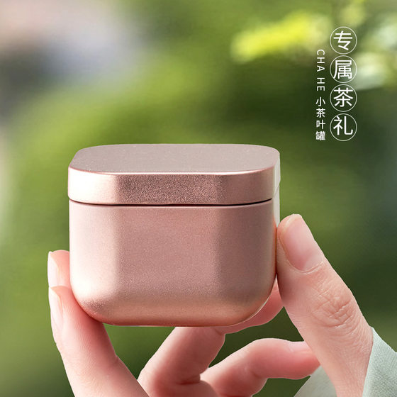 New Mini small size Sealed Tea Cans Iron Cans Travel Portable Portable Pans Tea Packaging Box Empty Cans in stock