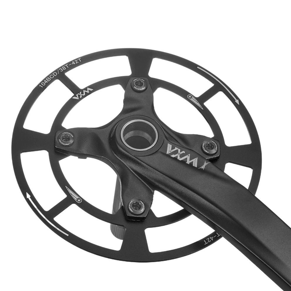 VXM Mountain Car Велосипедный зубной поднос 104bcd с положительным и отрицательным зубом односкоростной 32T-42T